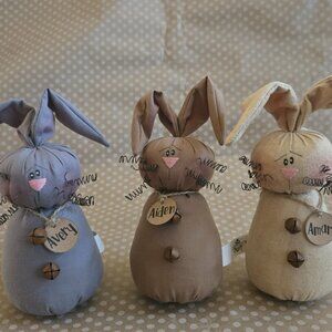 AVERY, AIDEN & AMARI LITTLE BUNNIES   NEW